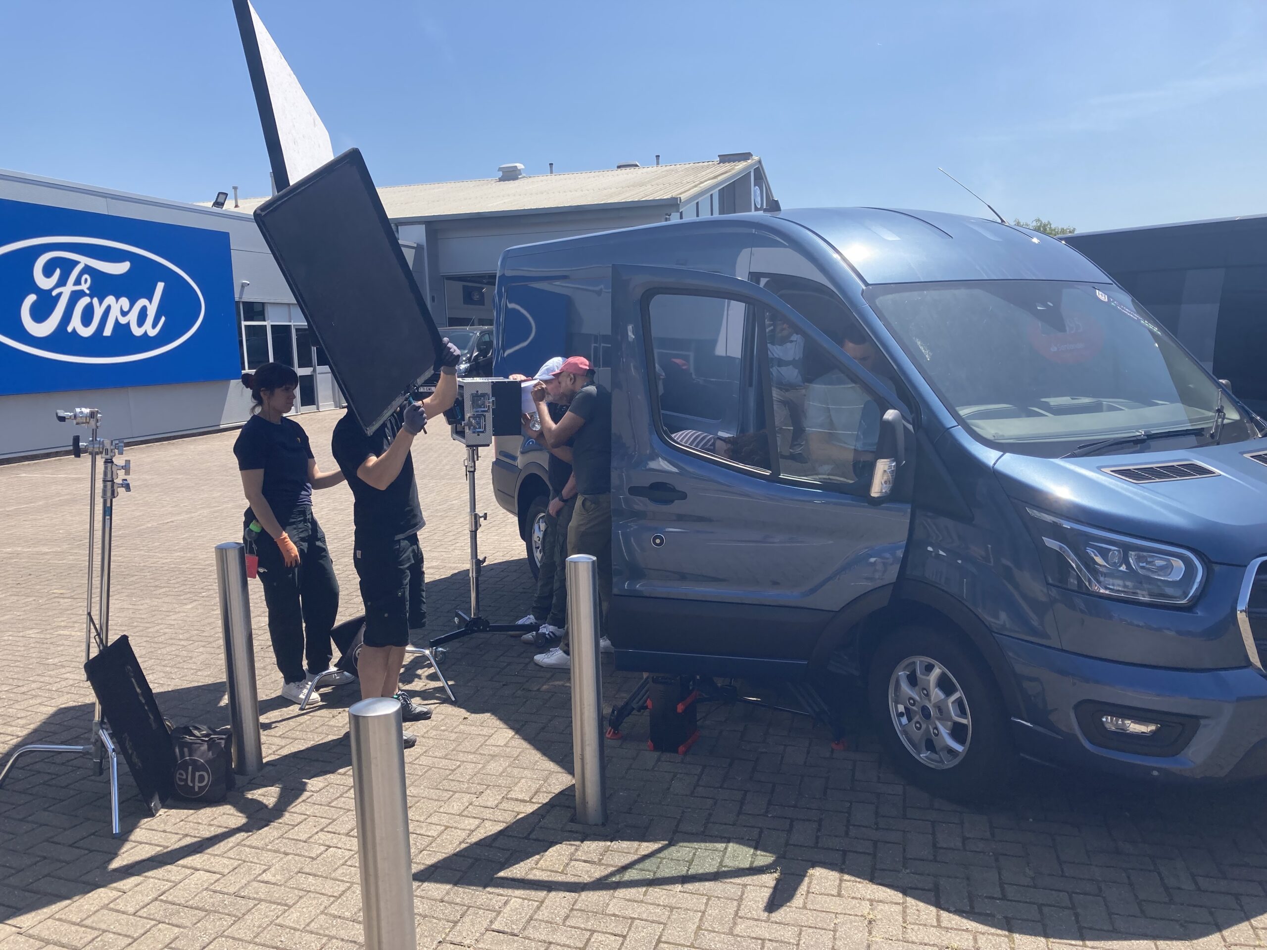 Ford Liive Filming at TC Harrison Peterborough